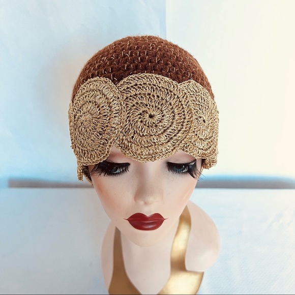 Roman Keflay Hand Crochet 20’s Style Hat - Picture 4 of 16